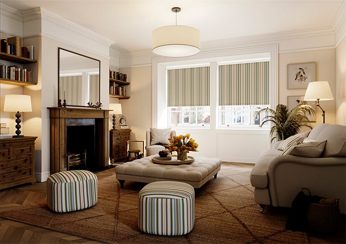 The British Stripe Co. Elizabeth, Derwent No.1 - Twist&Fit Roller Blind - Image 7